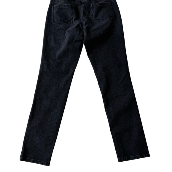 J. McLaughlin Black Mid Rise Stretch Straight Leg Jeans - Picture 10 of 14